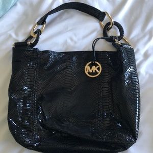 Michael Kors black shoulder purse
